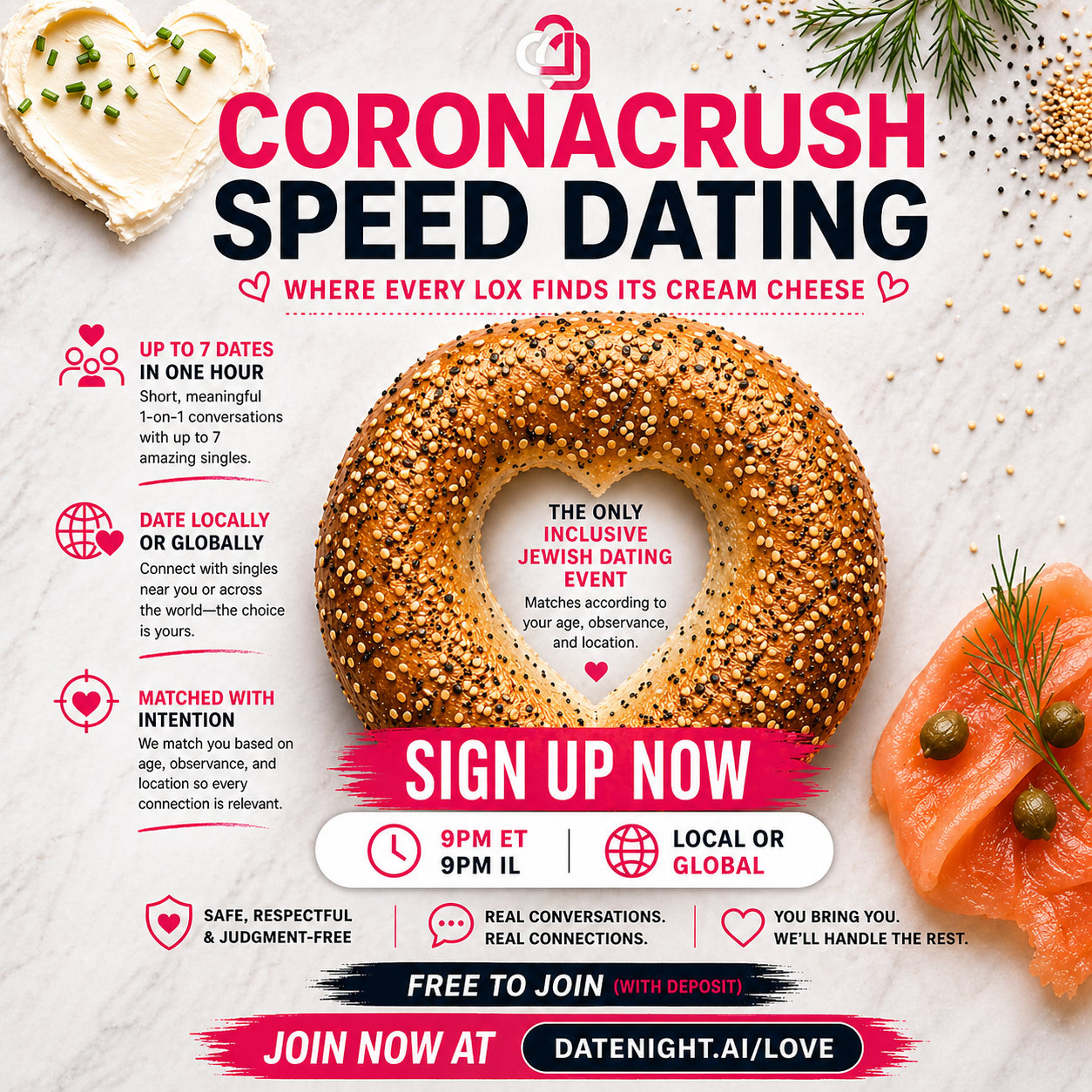 CoronaCrush Virtual Speed Dating Event